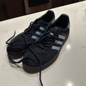 Navy blue handball spezial shoes